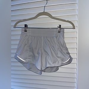 Lululemon White Hottie Hot Shorts